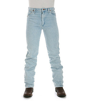 Men's Wrangler Jeans (936GBH) Cowboy Cut Slim Fit - Stone Bleach – Pete's  Town Western Wear