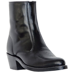 Laredo Men's Black Traditional Western Style Zipper Boot