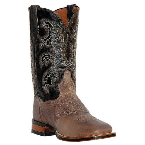 Dan Post Men's Brown Square Toe Leather Western Dress Boot