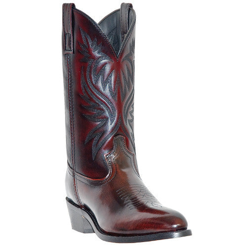 Mens black 2025 cherry cowboy boots