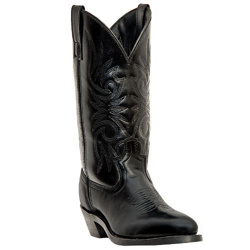 Black cowboy work boots best sale
