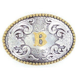 Nocona Western Initial Belt Buckles