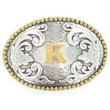 Nocona Western Initial Belt Buckles