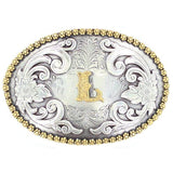 Nocona Western Initial Belt Buckles