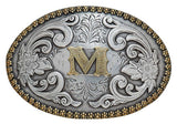 Nocona Western Initial Belt Buckles