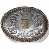 Nocona Western Initial Belt Buckles
