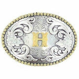 Nocona Western Initial Belt Buckles