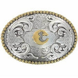 Nocona Western Initial Belt Buckles