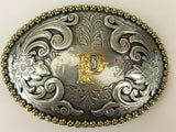 Nocona Western Initial Belt Buckles