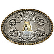 Nocona Western Initial Belt Buckles