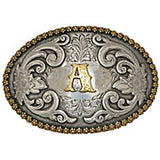 Nocona Western Initial Belt Buckles