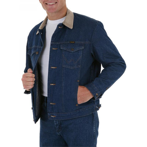 Wrangler® Blanket Lined Denim Jacket - Pete's Town Western Wear