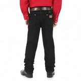 Boy's Wrangler Cowboy Cut® Original Fit Black Denim Jeans - Pete's Town Western Wear
