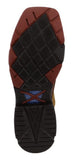 TWISTED X MEN'S (MXALW01) 8" WATERPROOF SQUARE ALLOY TOE LACE-UP SAFETY TOE WORK BOOT W/SADDLE - Brown