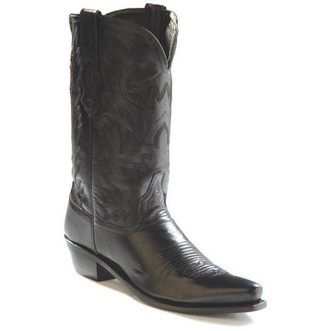 Jama Old West Men's Fashion Wear Cowboy Boots Black - Pete's Town Western Wear