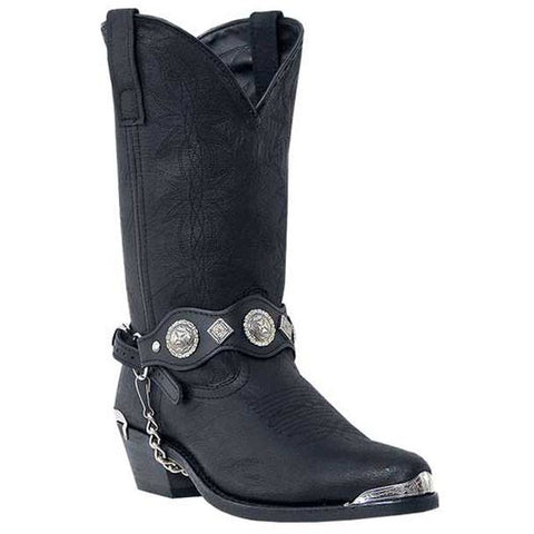 Dingo Mens 12" Black All Pigskin Boot - Pete's Town Western Wear