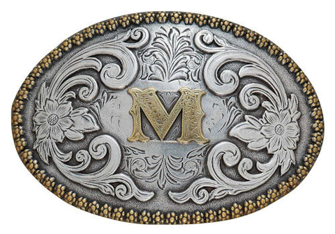 Fibbia Cintura Western In Metallo Con Lettera E - 104x78 Mm, Per Cinture Fino A 4 Cm, Peso 118g