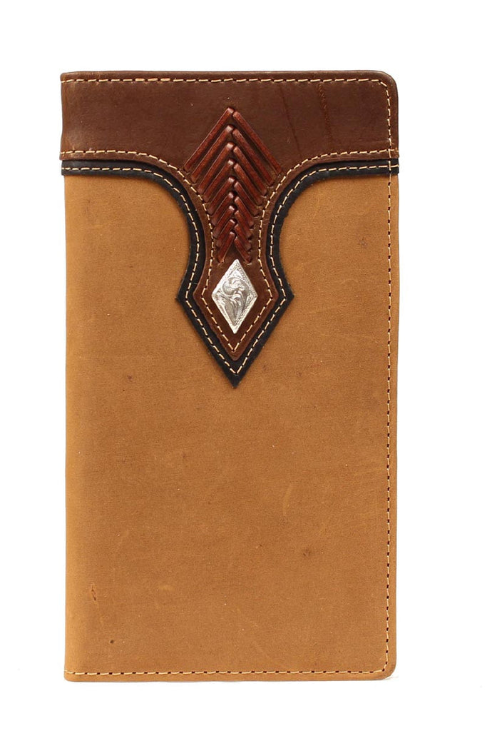Nocona Smooth Leather with Diamond Rodeo Wallet - Pete's Town Western Wear