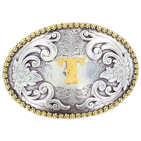  Vintage Fashion Western Belt Buckle A to Z Initial