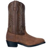 Laredo Men's (4242) 12" Tan Distressed Western Style Trucker or Motorcycle Cowboy Work Boots