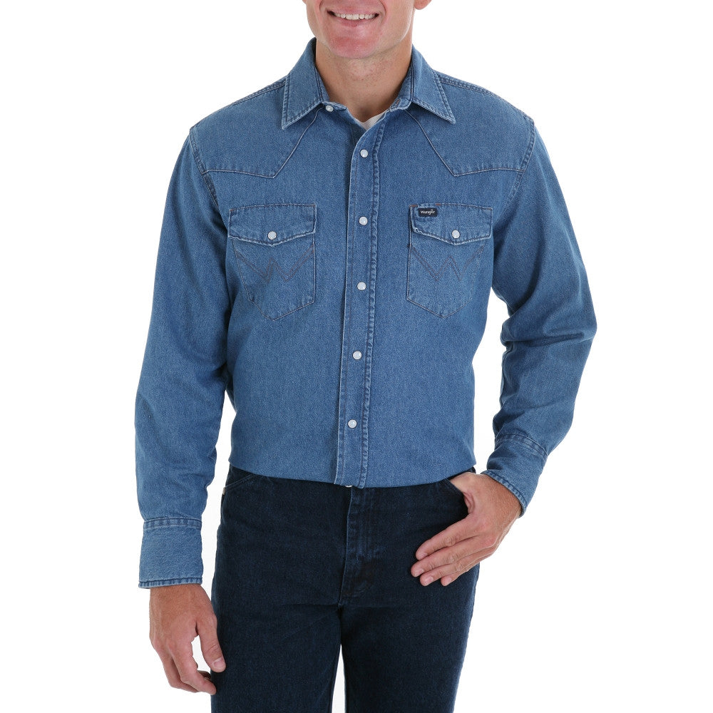 Men's Authentic Cowboy Cut Work Western Shirt (70127SW