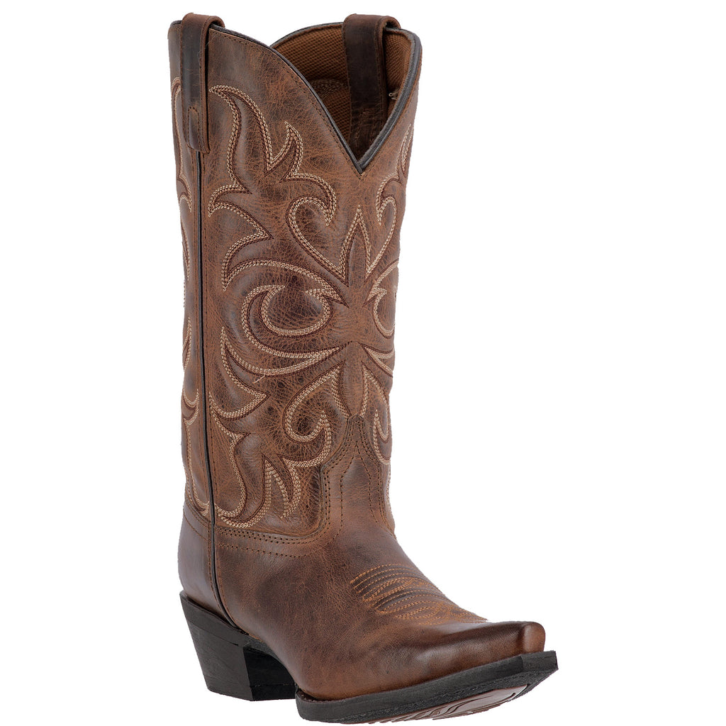 Brown Snip Toe Cowgirl Boots