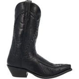 Laredo Men's (68430) 12" Black Leather Snip Toe Cowboy Boots